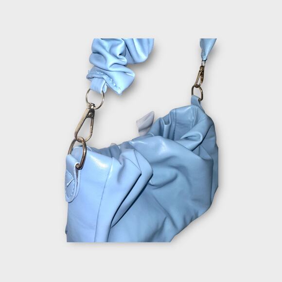 Blue Purse with Large Bow - Picture 5 of 6